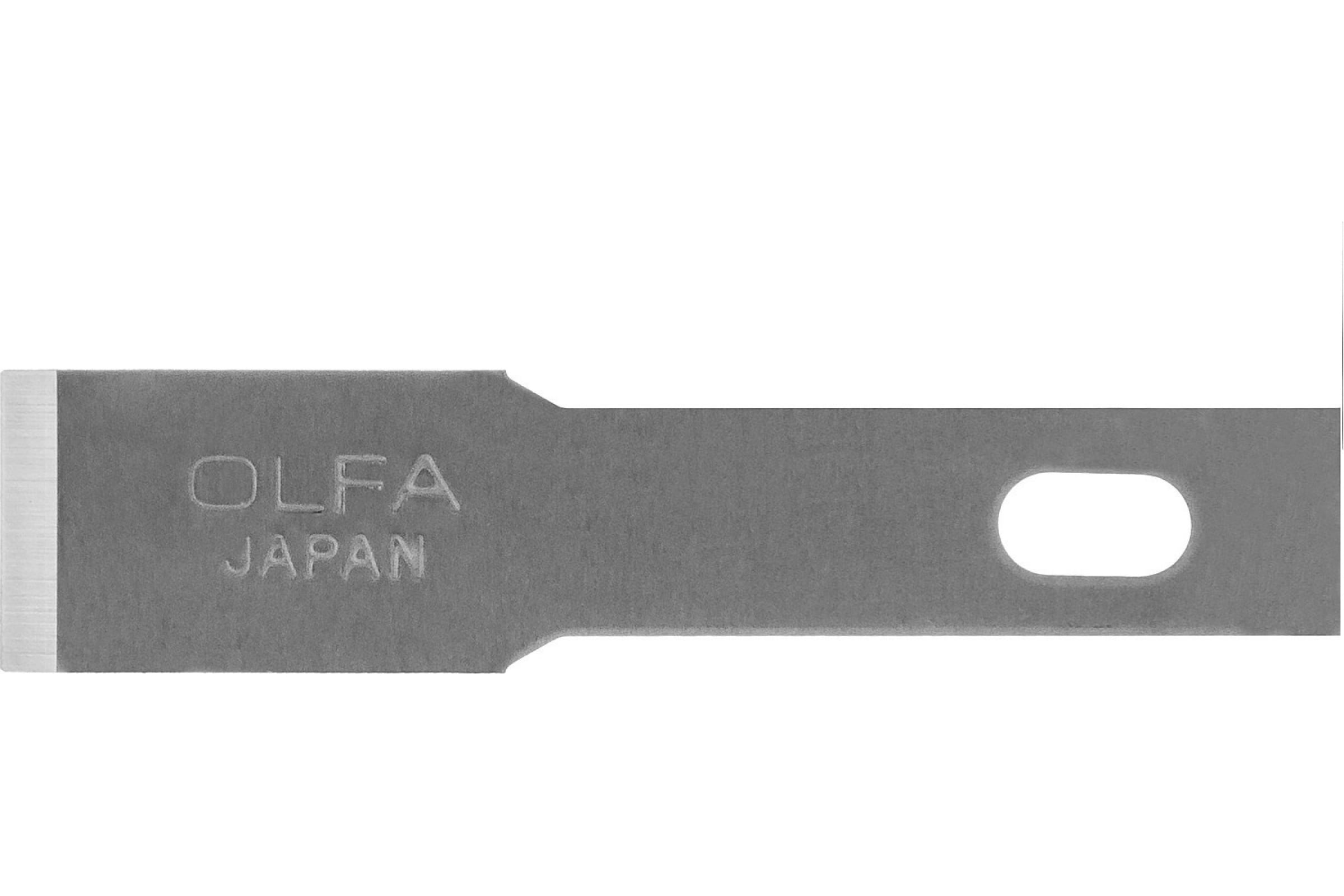 Сменные лезвия OLFA лопаточные для ножа AK-4, 6(8)х35,5х0,55мм, 5шт