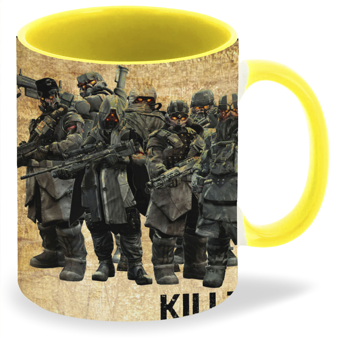 

Кружка желтая CoolPodarok Killzone 2 Infantry Солдаты в экипировке
