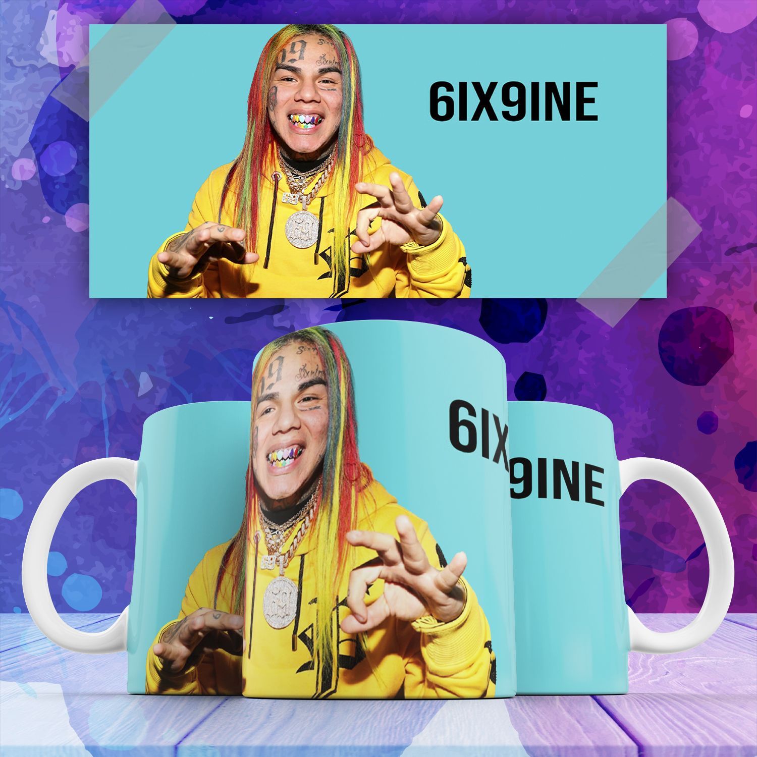 

Кружка 6ix9ine Даниэль Эрнандес Рэпер С Принтом, 330мл, Кружка 6ix9ine Даниэль Эрнандес рэпер с принтом 330 мл