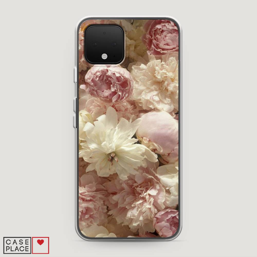 

Чехол Awog на Google Pixel 4 "Пионы светлые", Разноцветный, 270250-8
