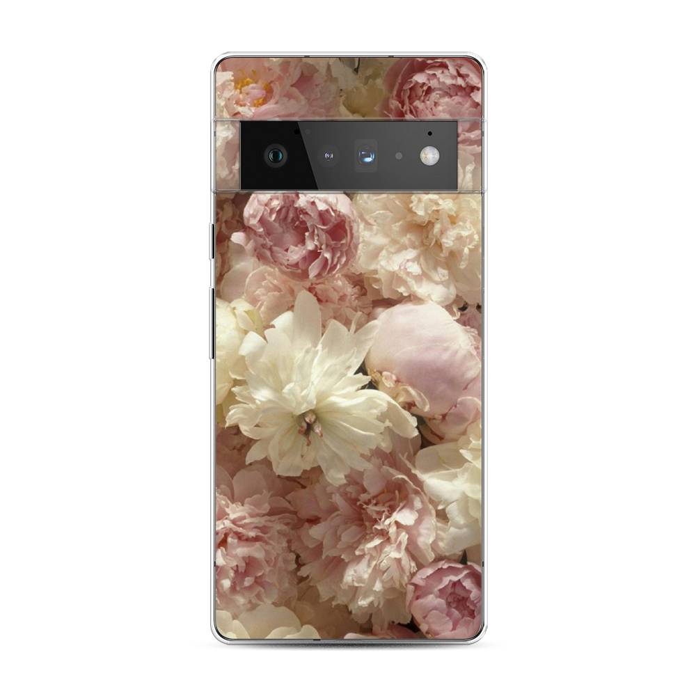 

Чехол Awog на Google Pixel 6 Pro "Пионы светлые", Разноцветный, 270950-8