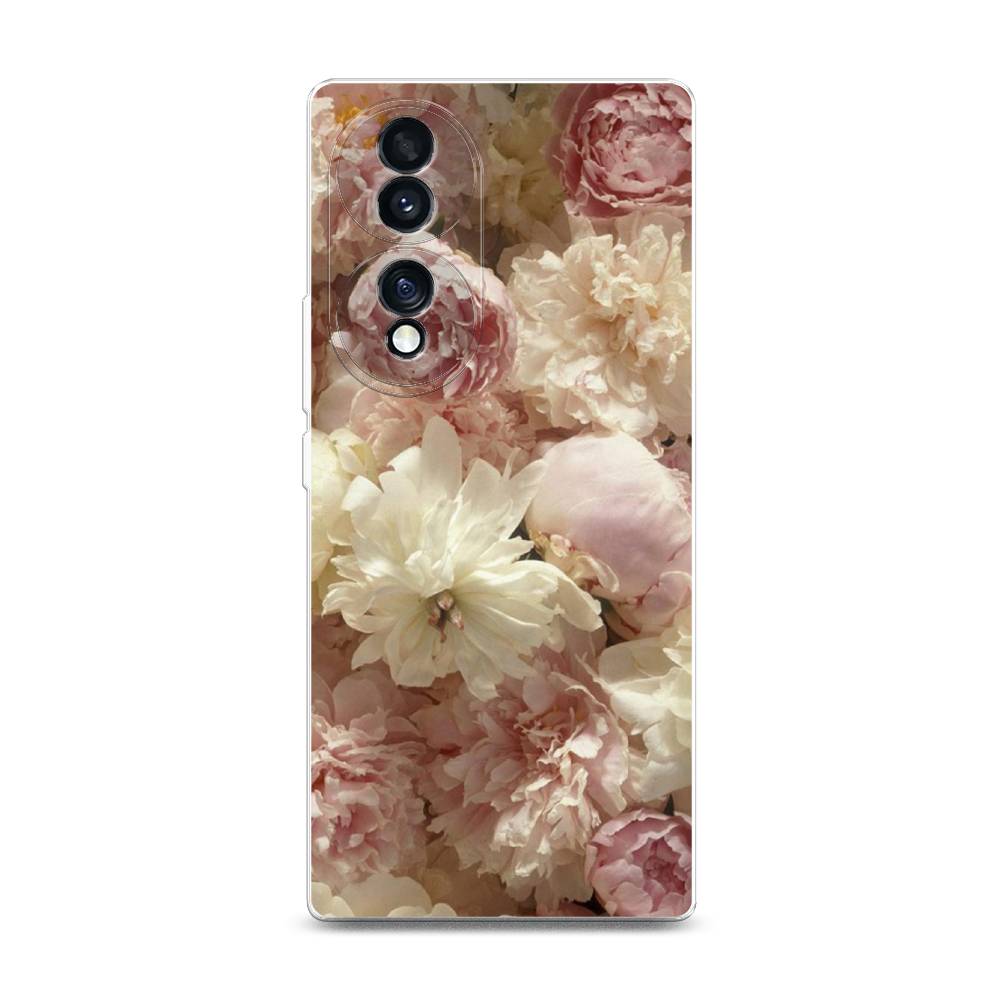 

Чехол Awog на Honor 70 "Пионы светлые", Разноцветный, 6108250-8