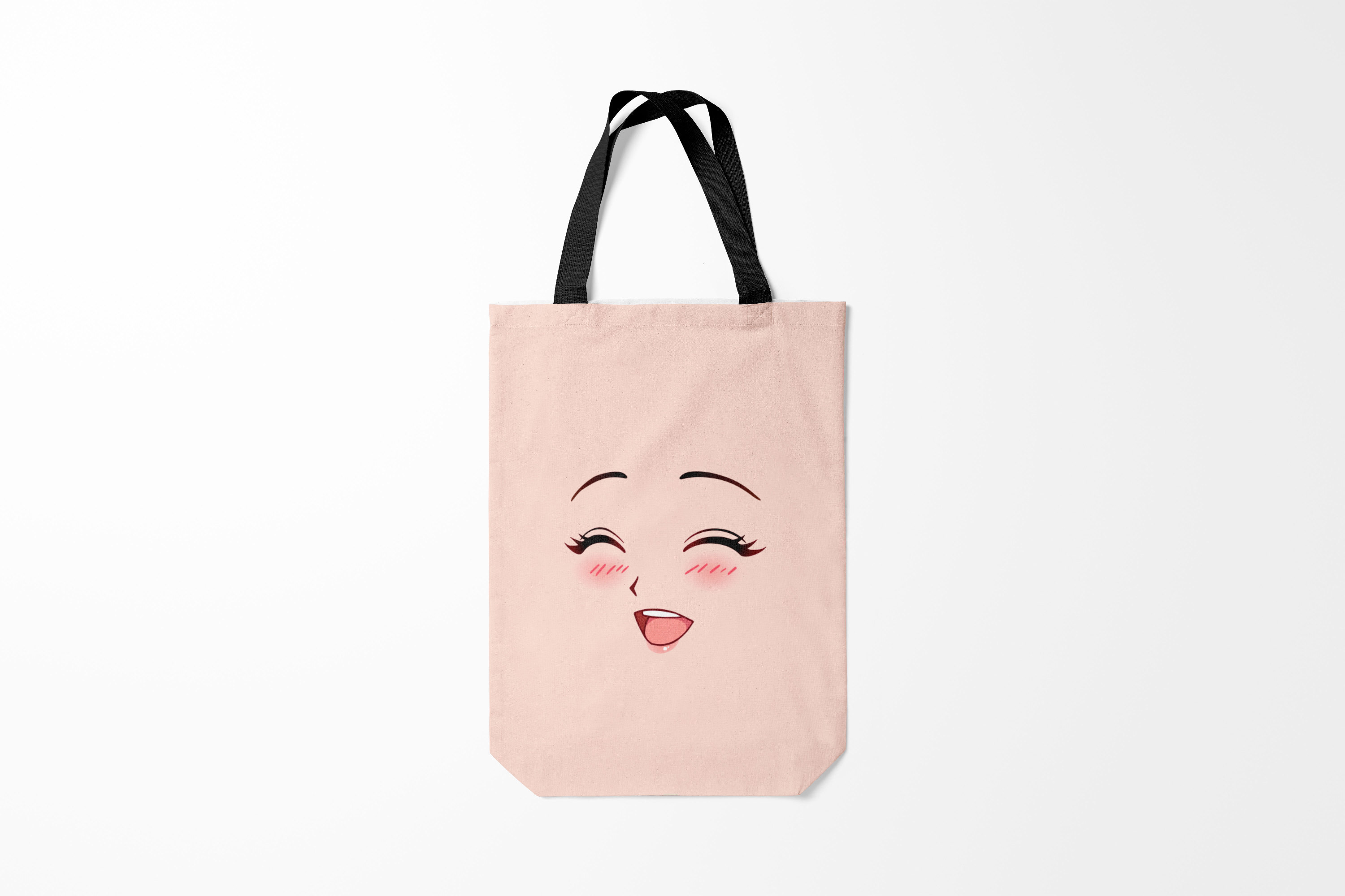 

Сумка шoппер унисекс Burnettie Сonfused anime face,, Сonfused anime face