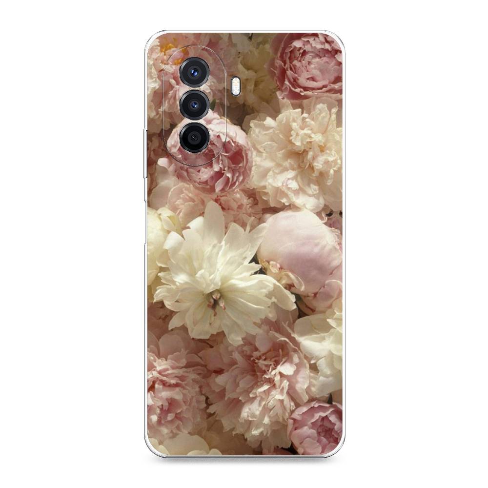 

Чехол Awog на Huawei Nova Y70 "Пионы светлые", Разноцветный, 6109150-8