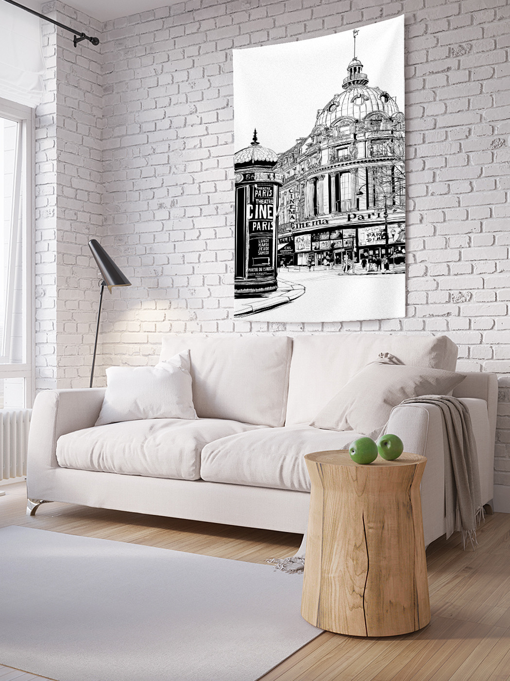 

Вертикальное фотопанно на стену JoyArty Парижский театр 100x150 см, Парижский театр