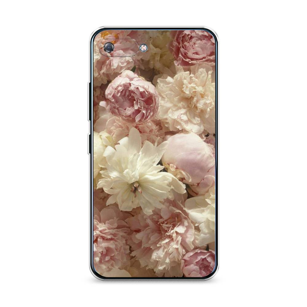 

Чехол Awog на Itel A25/A35 "Пионы светлые", Разноцветный, 3200250-8