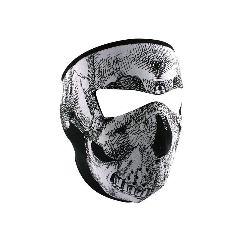 ZAN Маска Black And White Skull Face