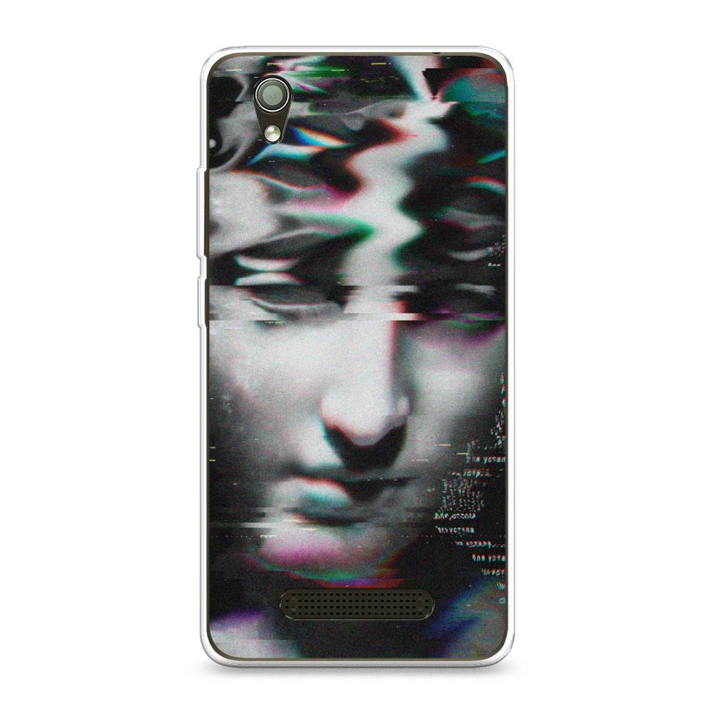 

Чехол Awog на ZTE Blade X3 / ЗТЕ Блэйд X3 "Glitch Art", Разноцветный, 130650-9