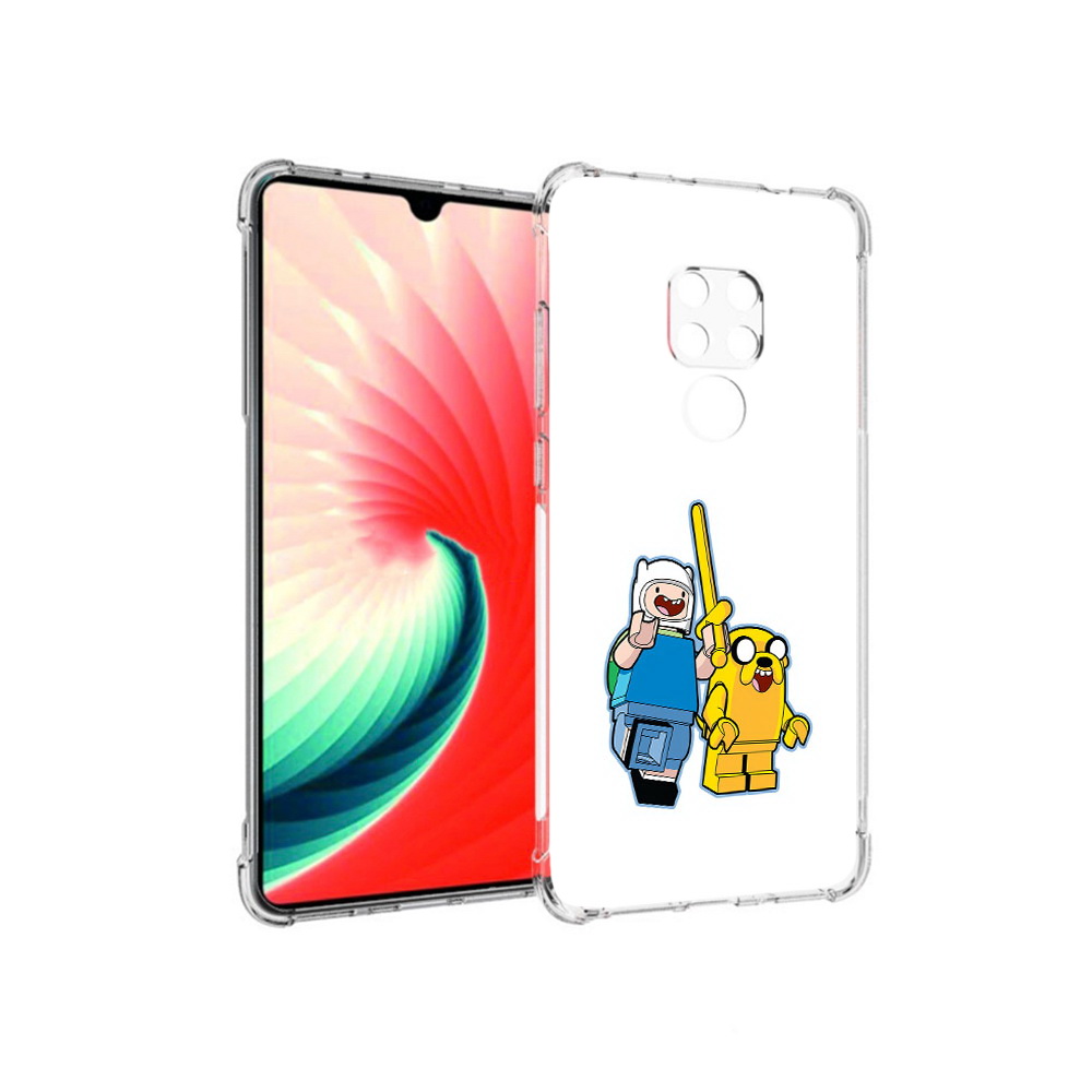 

Чехол MyPads Tocco для Huawei Mate 20 время приключений лего, Прозрачный, Tocco