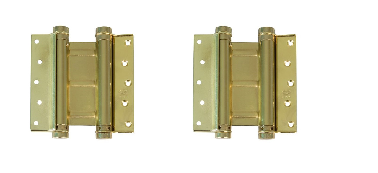 Петля дверная пружинная двойная, AMIG, покрытие латунь, 3037-75 LP (2) левая пружинная односторонняя навесная петля amig
