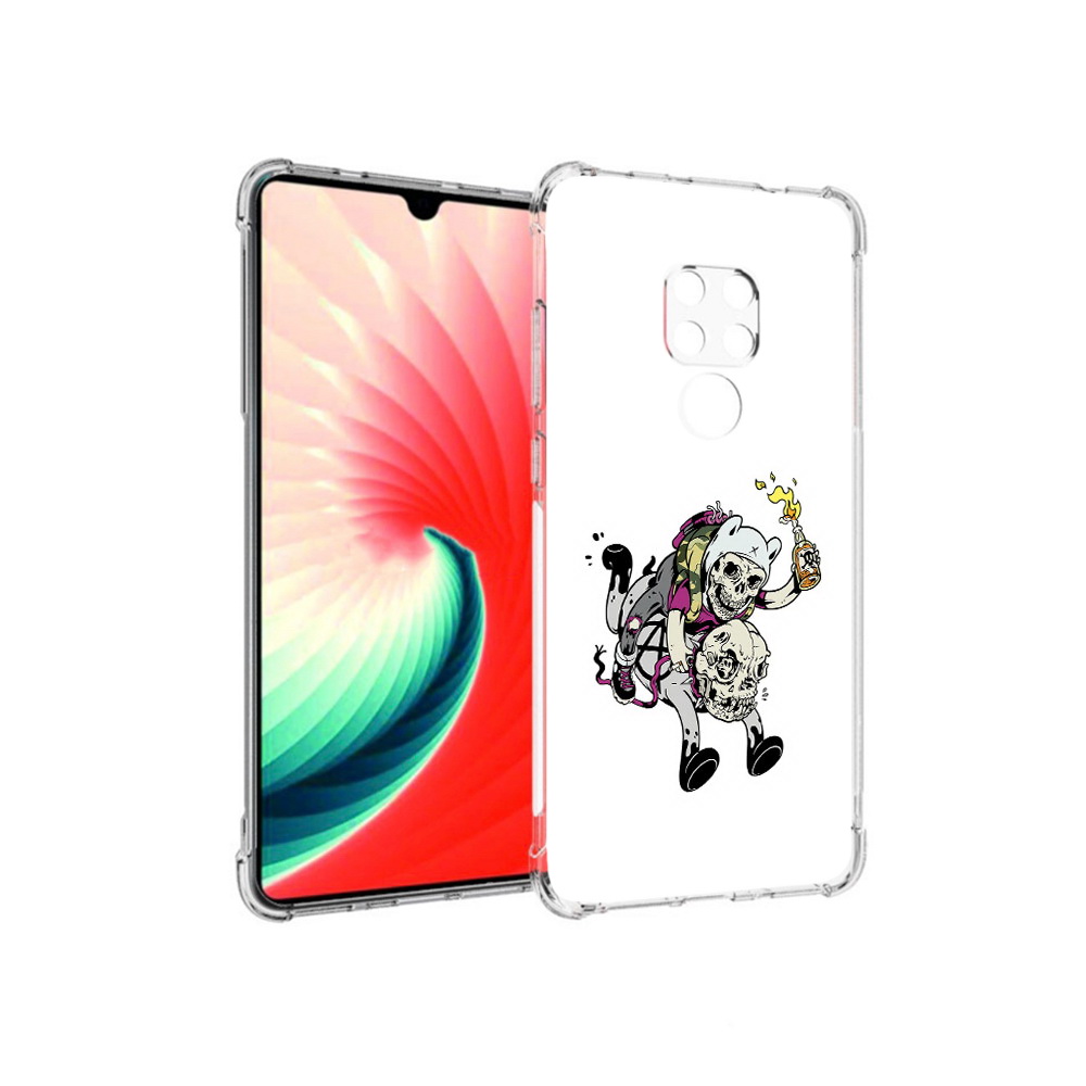 

Чехол MyPads Tocco для Huawei Mate 20 время приключений скелеты, Прозрачный, Tocco