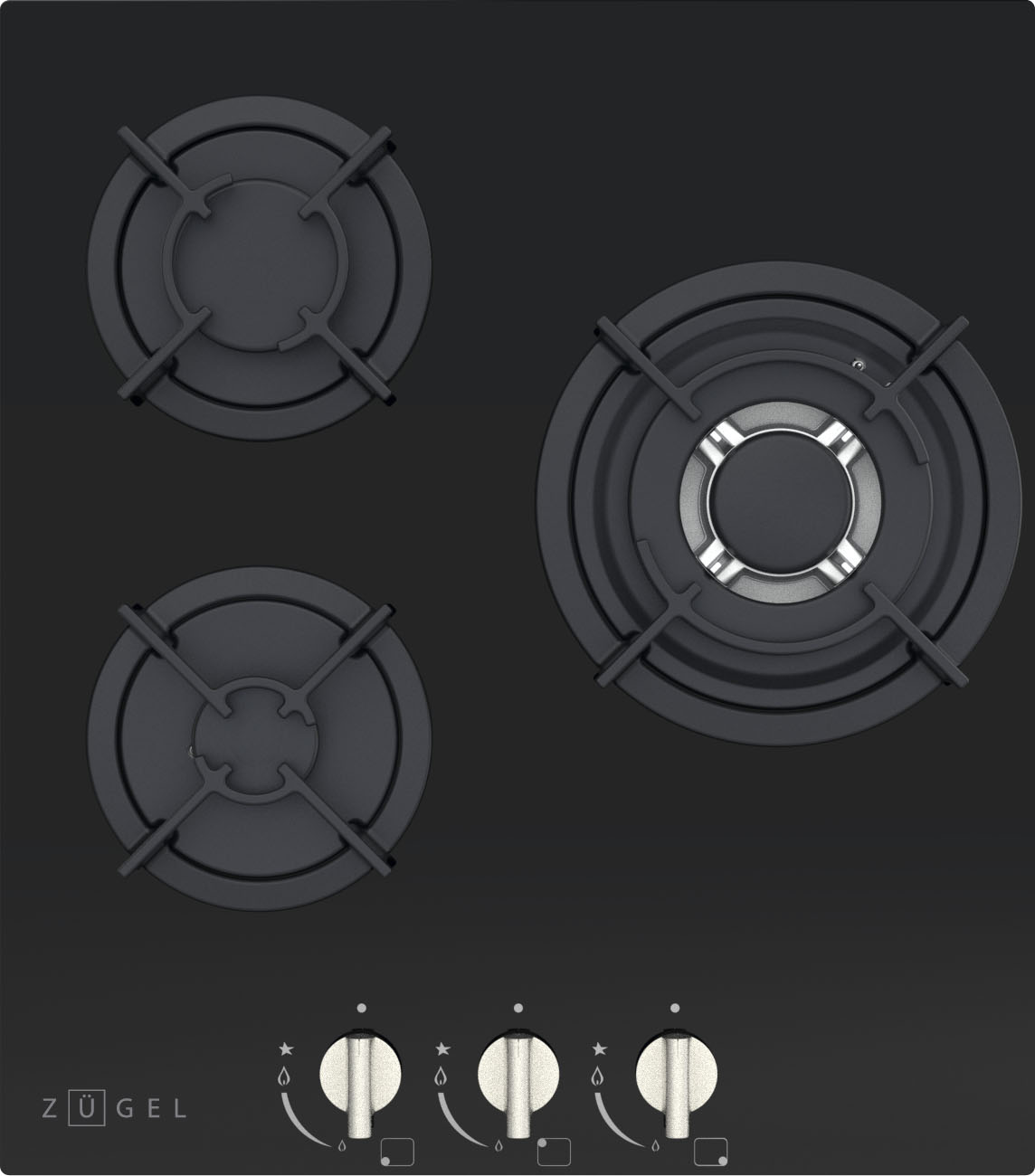 

Газовая варочная панель Zugel ZGH452B