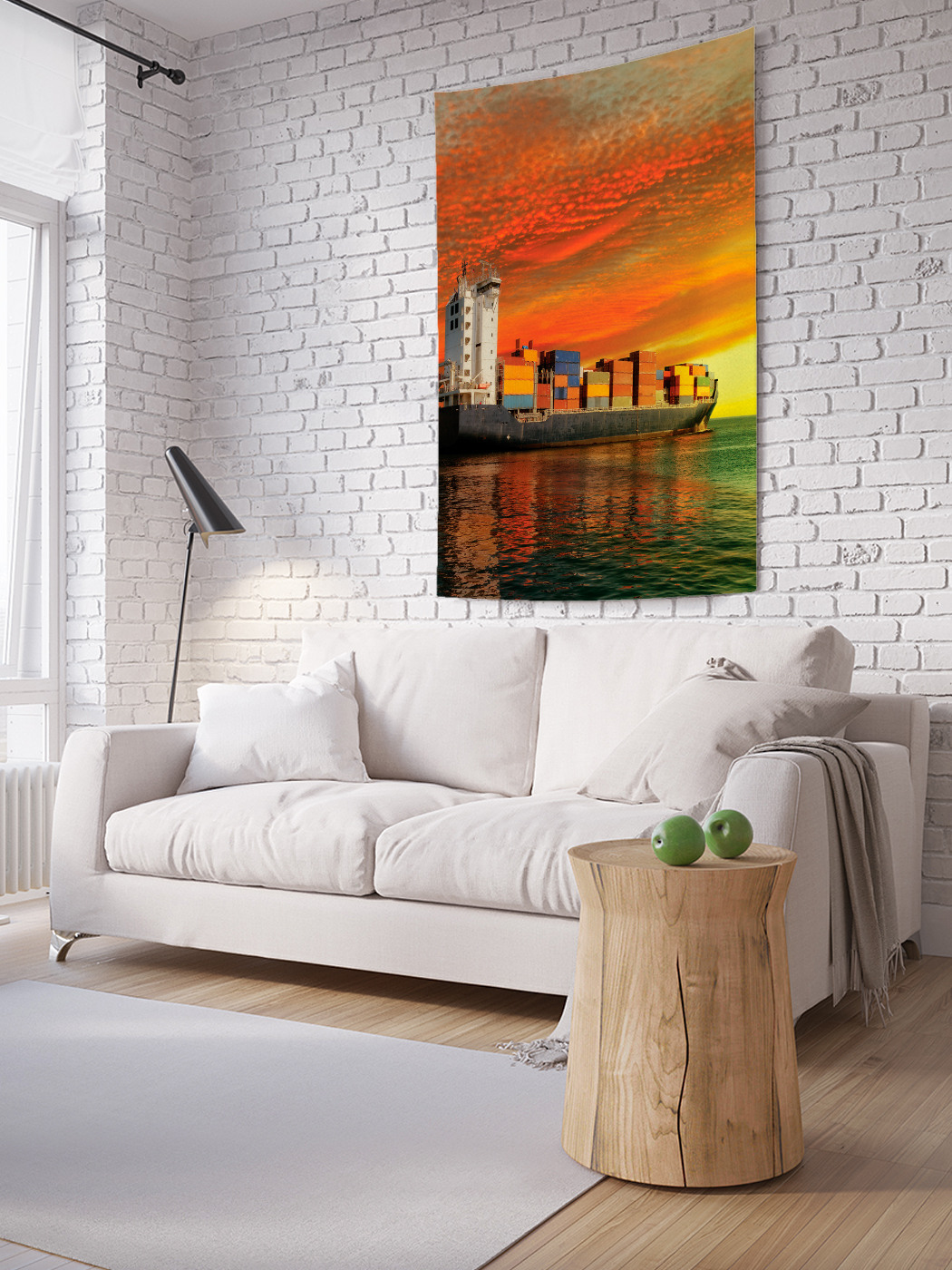 

Вертикальное фотопанно на стену JoyArty Грузовой корабль 100x150 см, Грузовой корабль