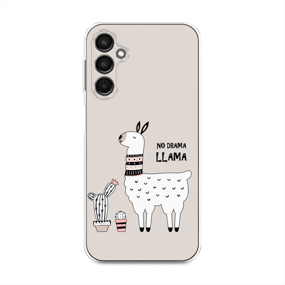 

Чехол Awog на Samsung Galaxy A24 "No drama LLama", Бежевый;серый;белый, 2108050-2