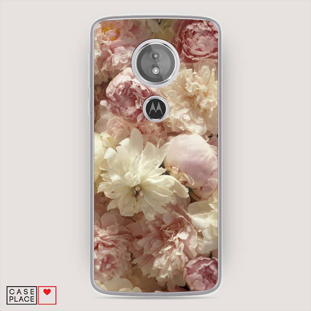 

Чехол Awog на Motorola Moto G6 Play / Моторола Мото G6 Плэй "Пионы светлые", Разноцветный, 240950-8