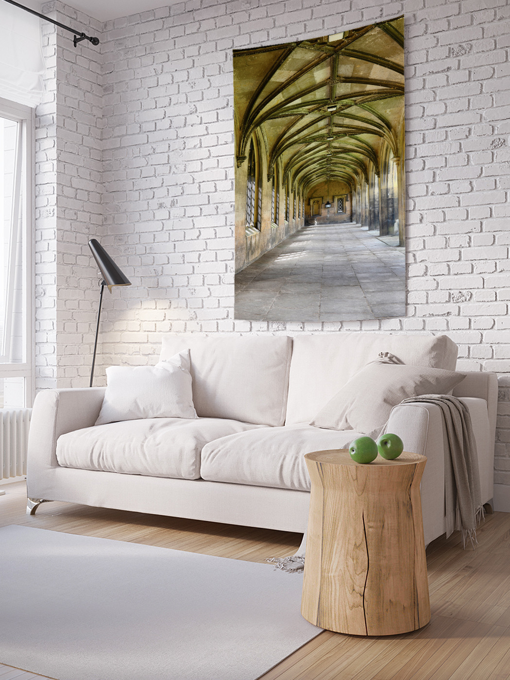 фото Вертикальное фотопанно на стену joyarty "старинные арки", 100x150 см