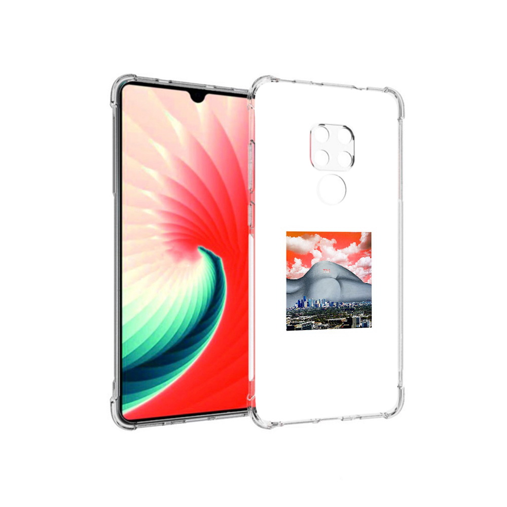 

Чехол MyPads Tocco для Huawei Mate 20 город с девушкой на фоне, Прозрачный, Tocco