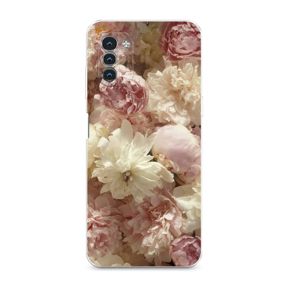 

Чехол Awog на Nokia G11 / Нокиа G11 "Пионы светлые", Разноцветный, 125150-8