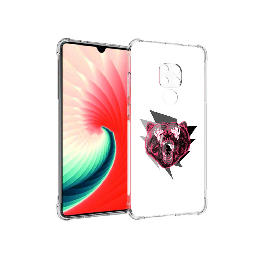 

Чехол MyPads Tocco для Huawei Mate 20 грозовой медведь, Прозрачный, Tocco