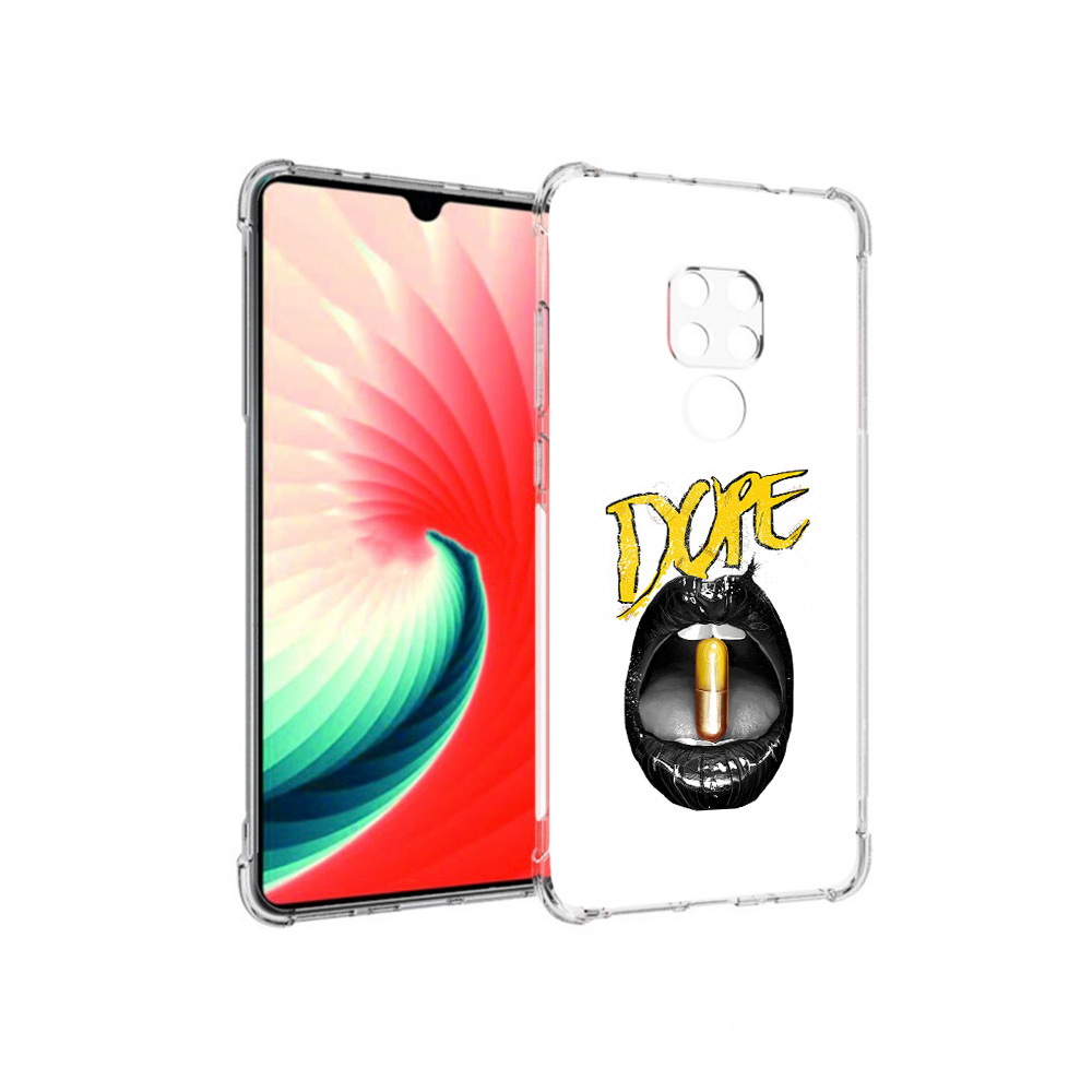 

Чехол MyPads Tocco для Huawei Mate 20 губы, Прозрачный, Tocco