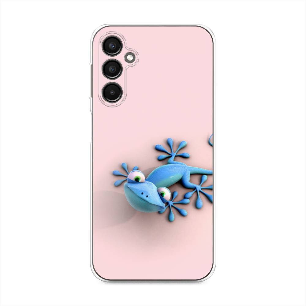 

Чехол Awog на Samsung Galaxy A24 "Голубая ящерка", 2108050-2