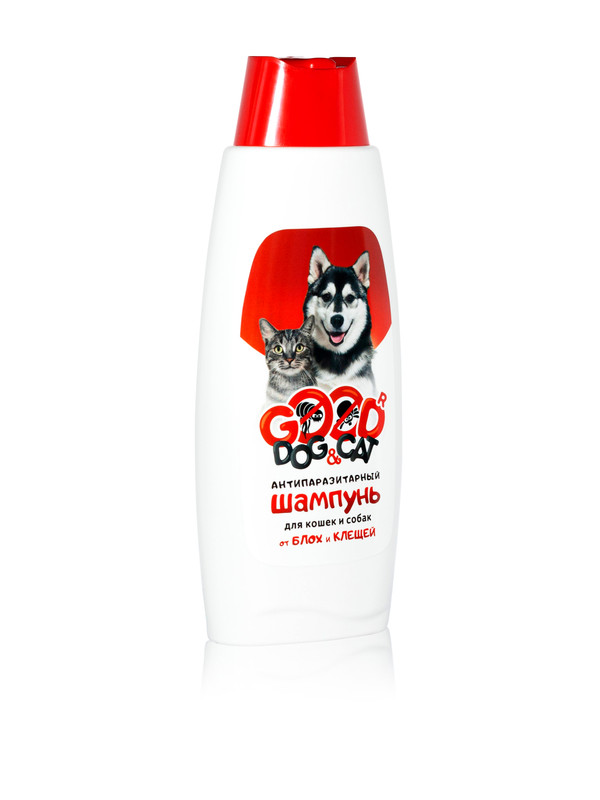 фото Антипаразитный шампунь для кошек и собак good dog, универсальный, 250 мл