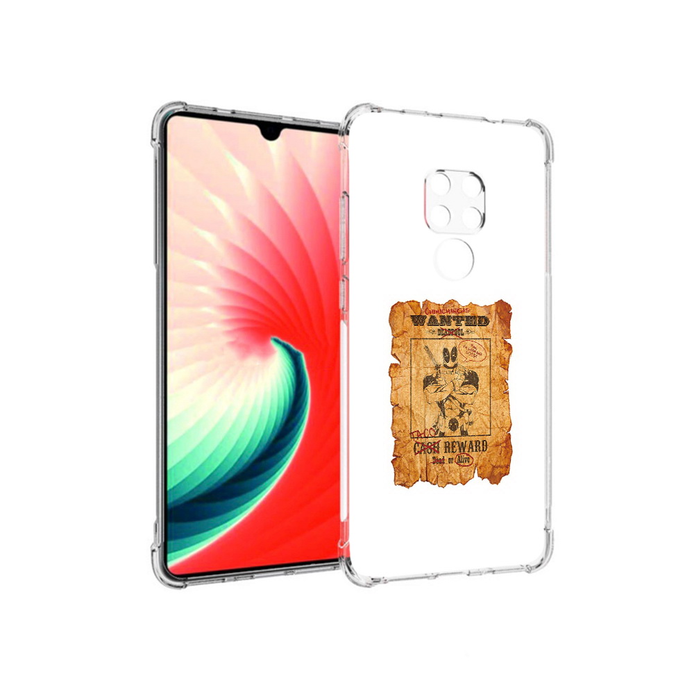 

Чехол MyPads Tocco для Huawei Mate 20 дедпул, Прозрачный, Tocco
