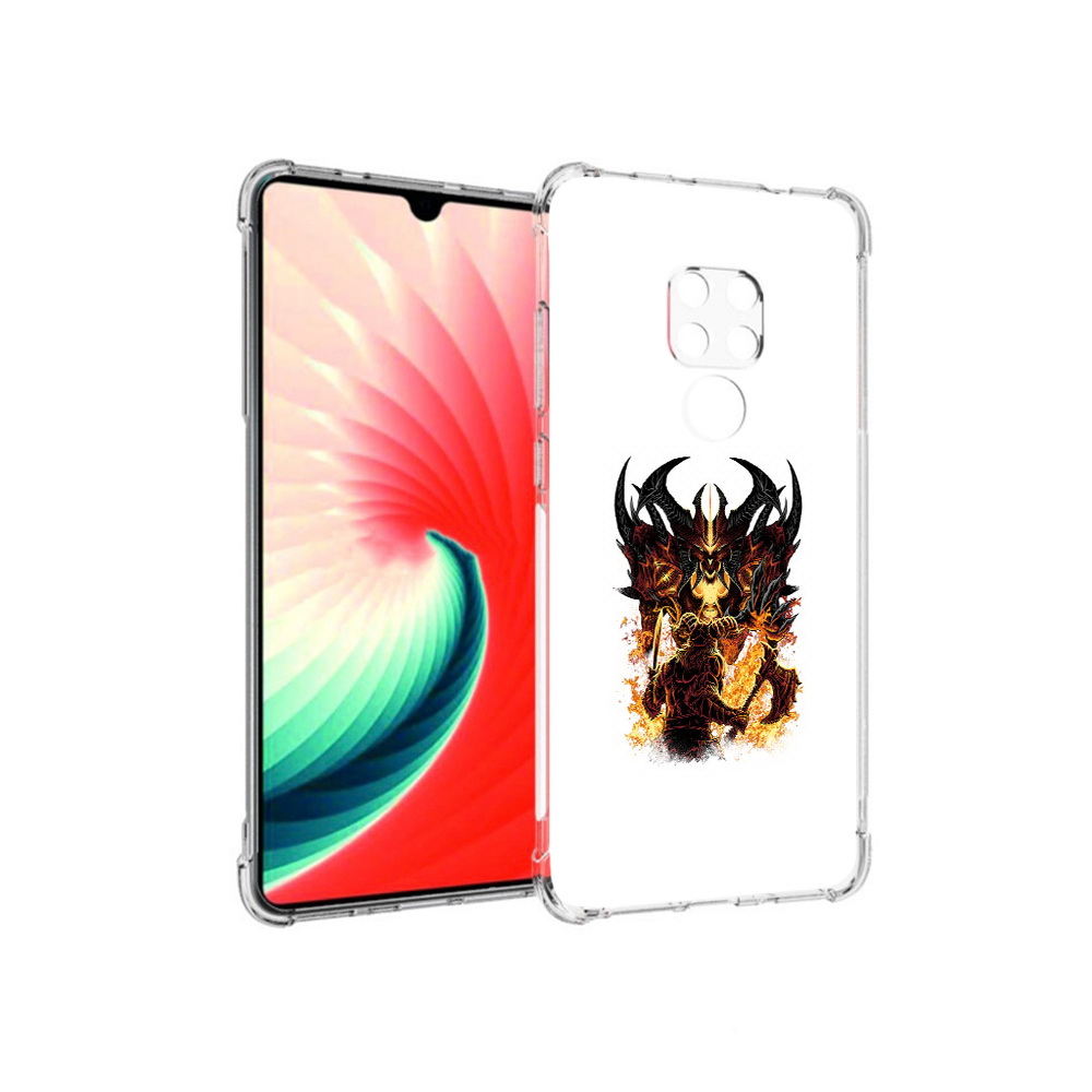 

Чехол MyPads Tocco для Huawei Mate 20 демон shadow fiend, Прозрачный, Tocco