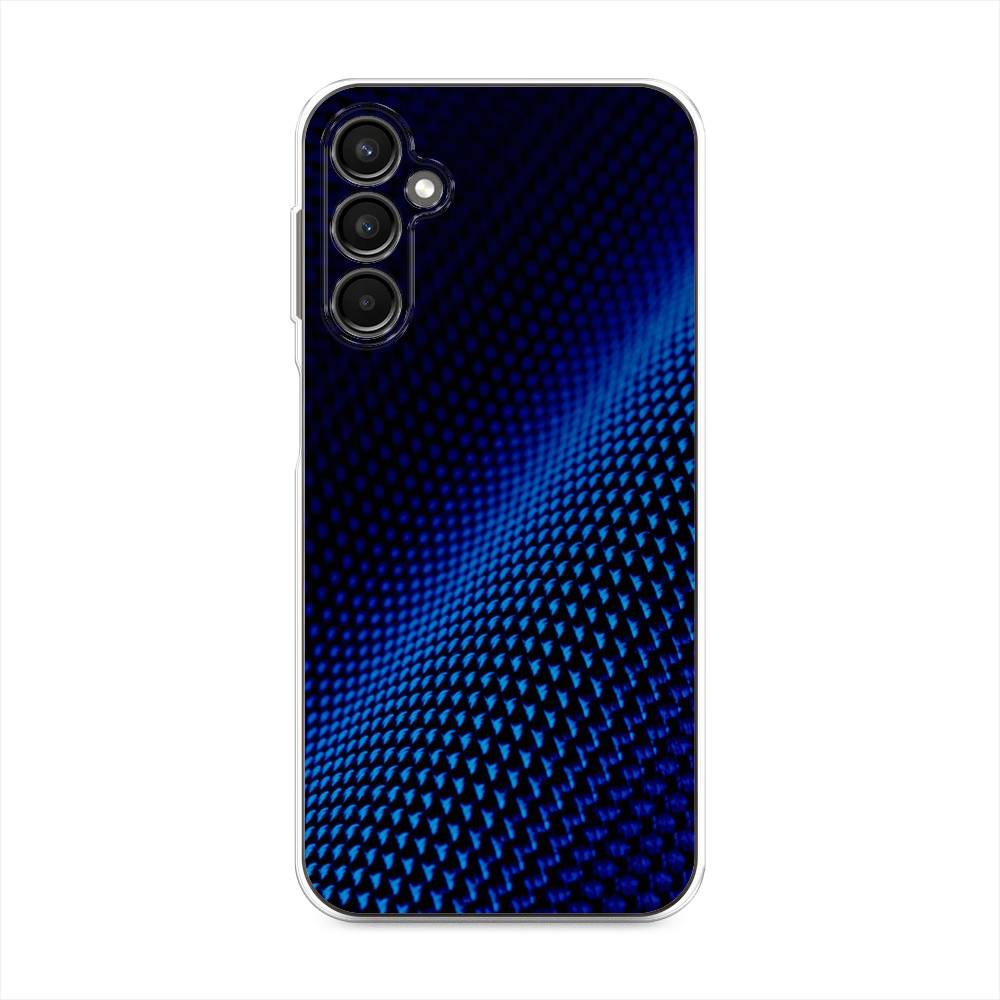 

Чехол Awog на Samsung Galaxy A24 "Синий карбон", Черный;синий, 2108050-3