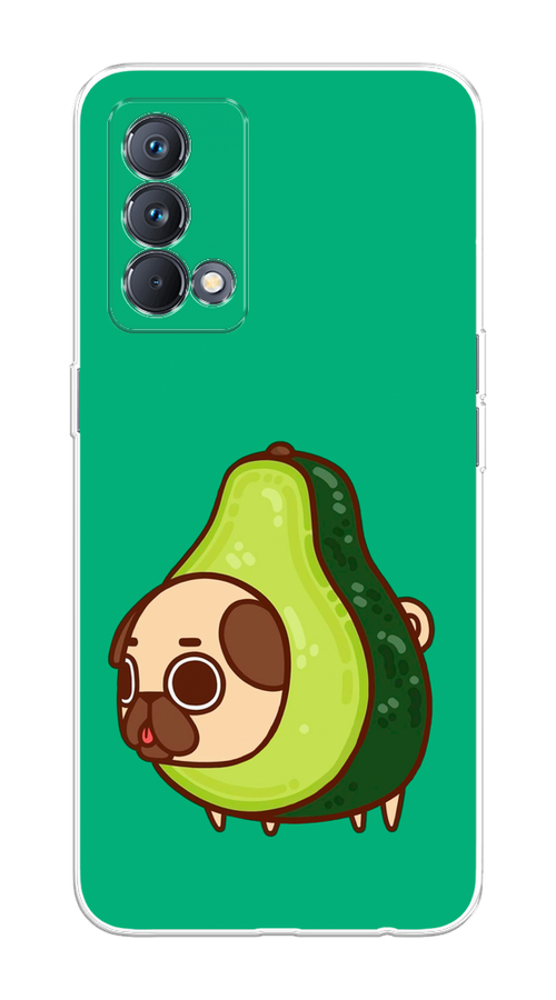 

Чехол на Realme GT Master Edition "Мопс авокадик", Зеленый, 2510450-1