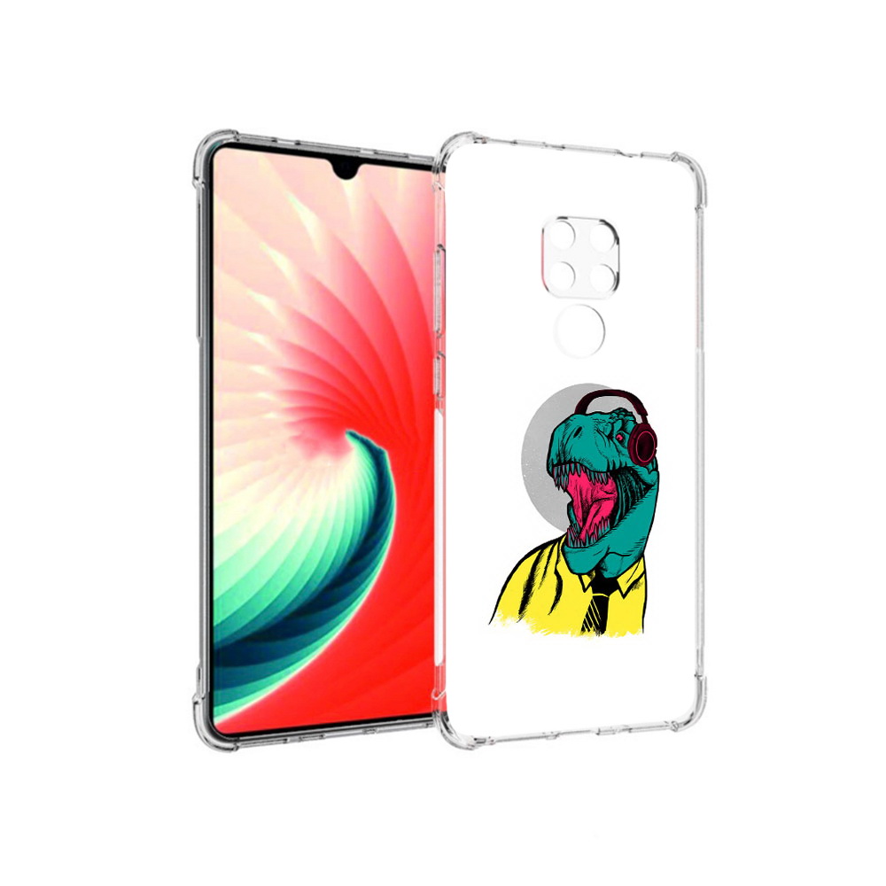 

Чехол MyPads Tocco для Huawei Mate 20 дино, Прозрачный, Tocco
