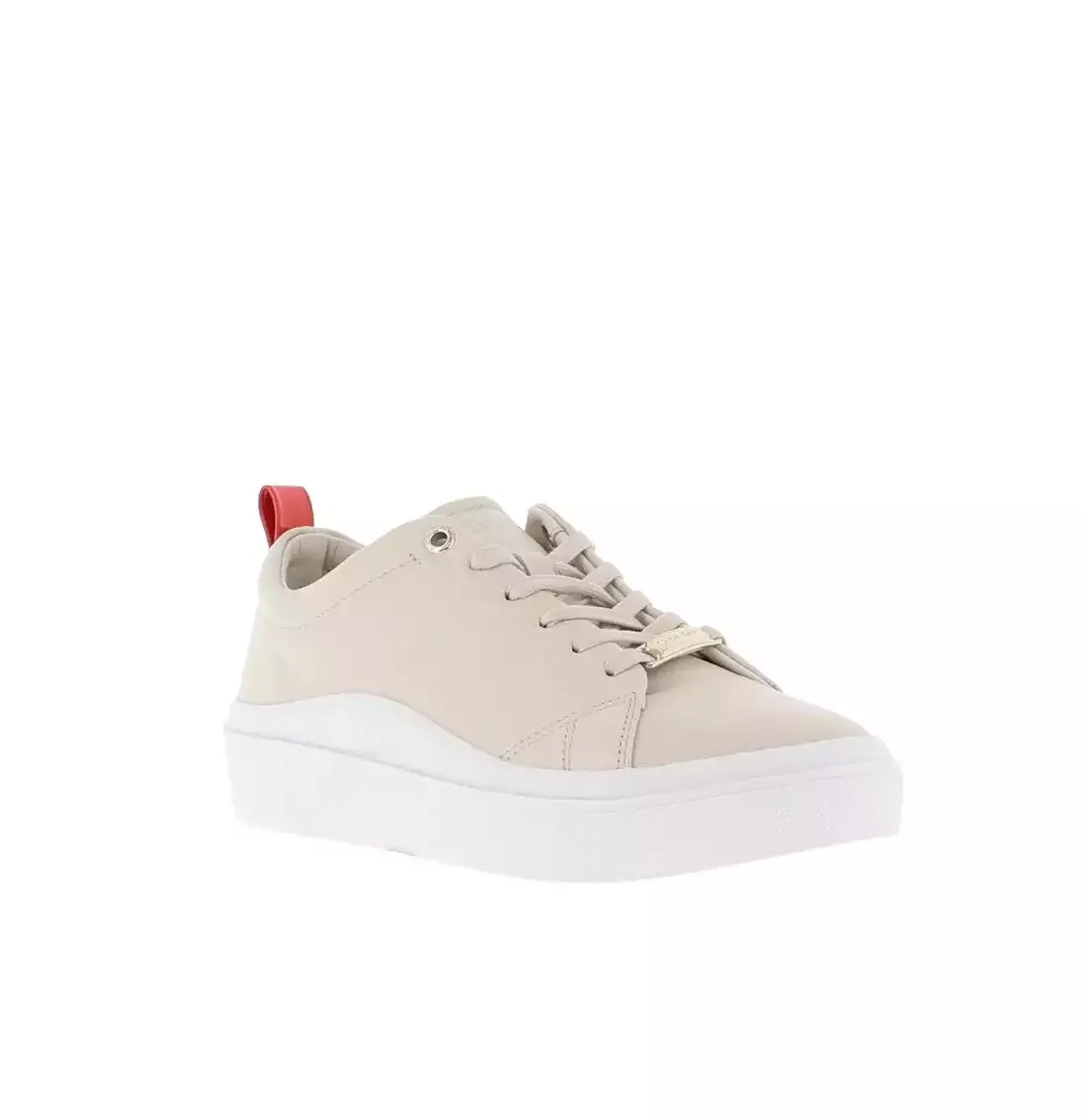

Кеды женские Calvin Klein HW0HW01196 бежевые 9 US, Бежевый, HW0HW01196