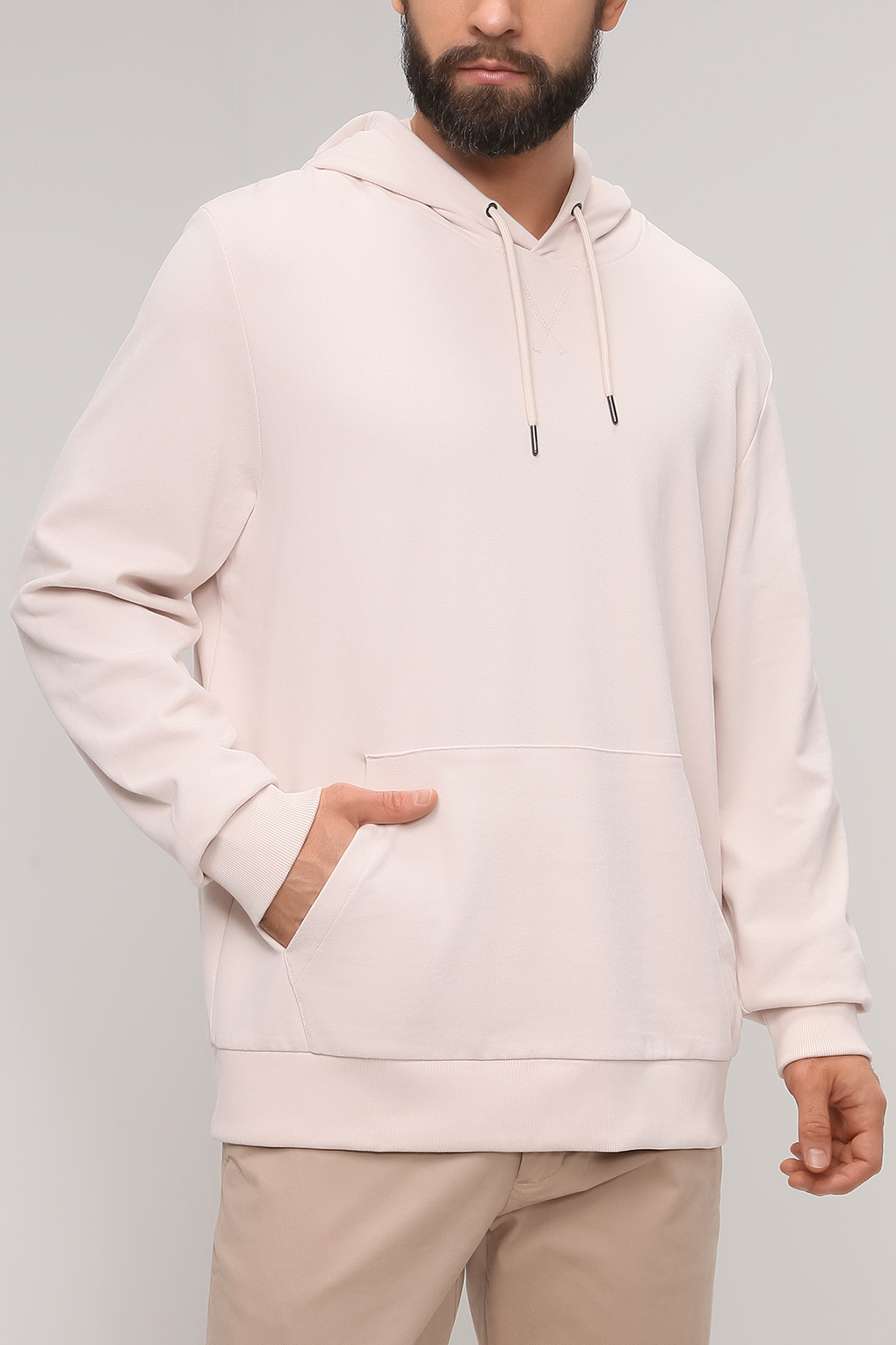 

Худи мужское Esprit Edc 2072/2599 бежевое M, 2072/2599