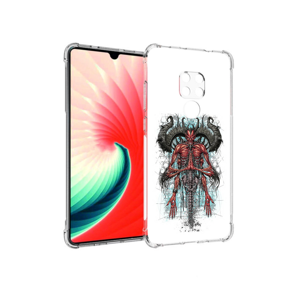 

Чехол MyPads Tocco для Huawei Mate 20 дьявол, Прозрачный, Tocco