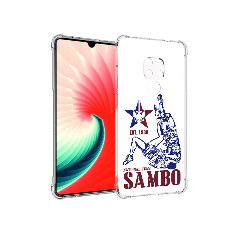 

Чехол MyPads Tocco для Huawei Mate 20 единоборства самбо, Прозрачный, Tocco