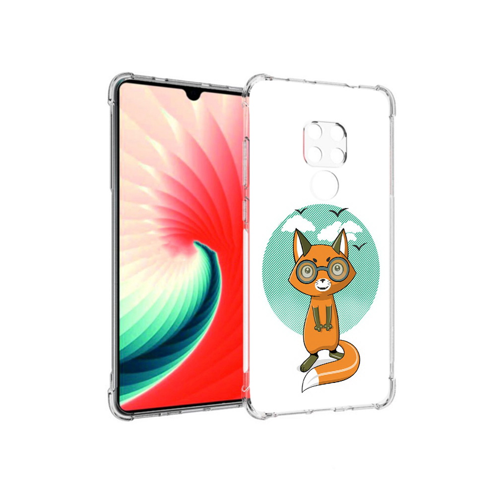 

Чехол MyPads Tocco для Huawei Mate 20 задумчивая лиса, Прозрачный, Tocco