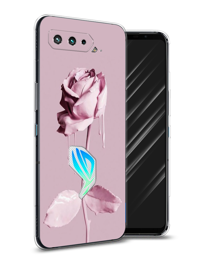 

Чехол Awog на Asus ROG Phone 5S "Роза в краске", Белый;розовый, 44550-8