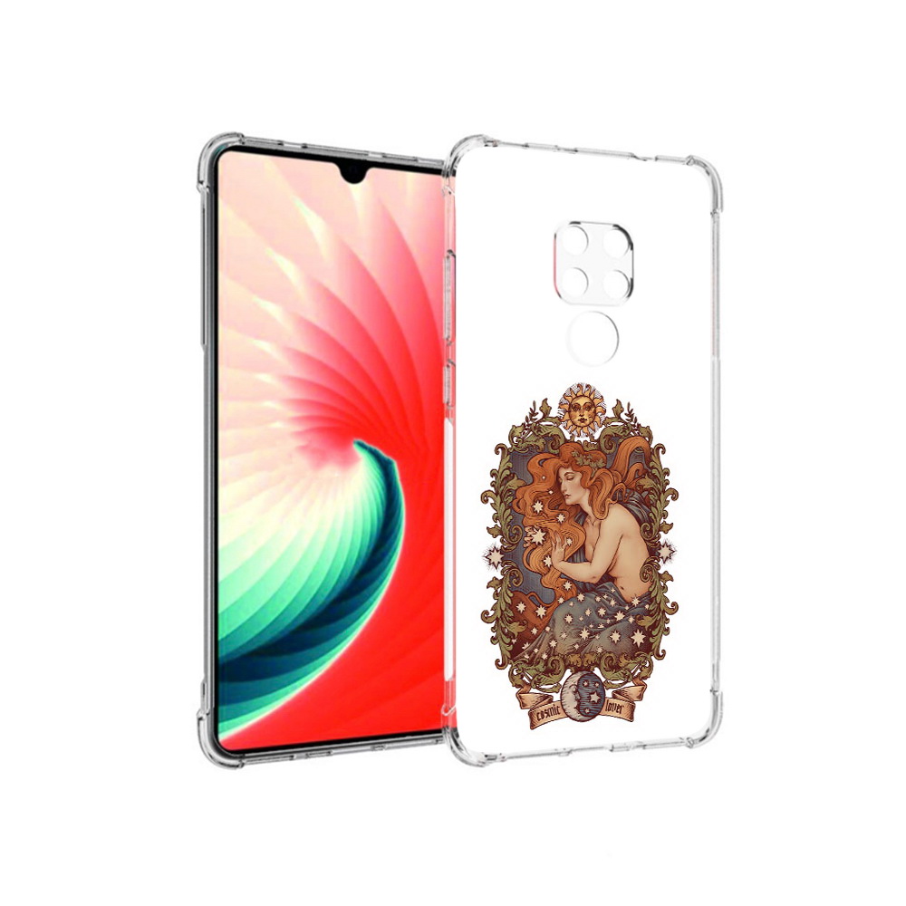 Чехол MyPads Tocco для Huawei Mate 20 звездная девушка абстракция
