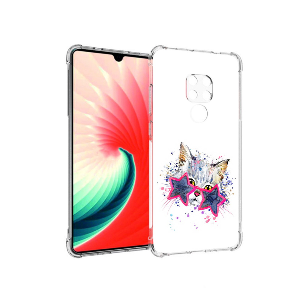 

Чехол MyPads Tocco для Huawei Mate 20 звездные очки, Прозрачный, Tocco