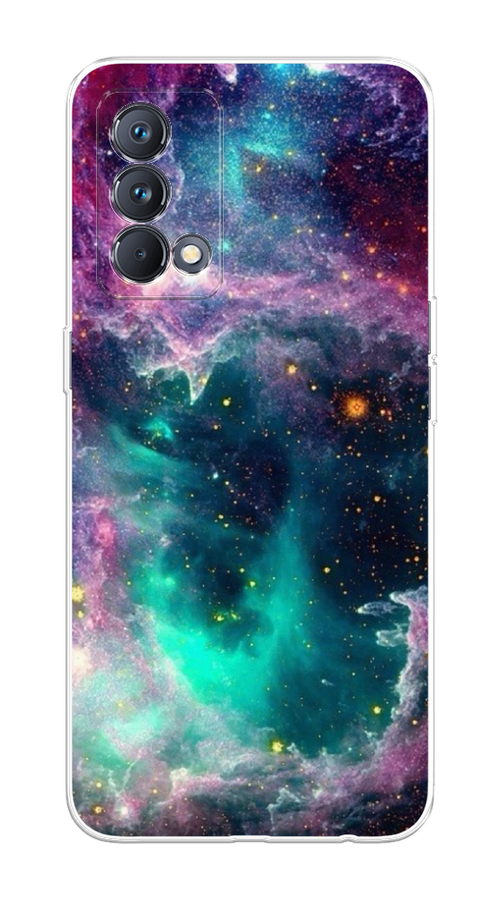 

Чехол на Realme GT Master Edition "Звездные облака", Розовый;бежевый, 2510450-2