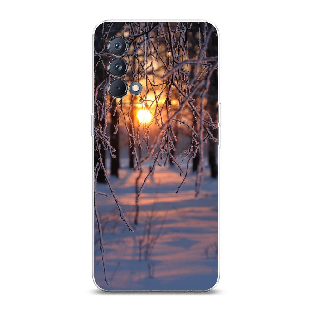 

Чехол на Realme GT Master Edition "Зима 7", Оранжевый;розовый;черный, 2510450-2