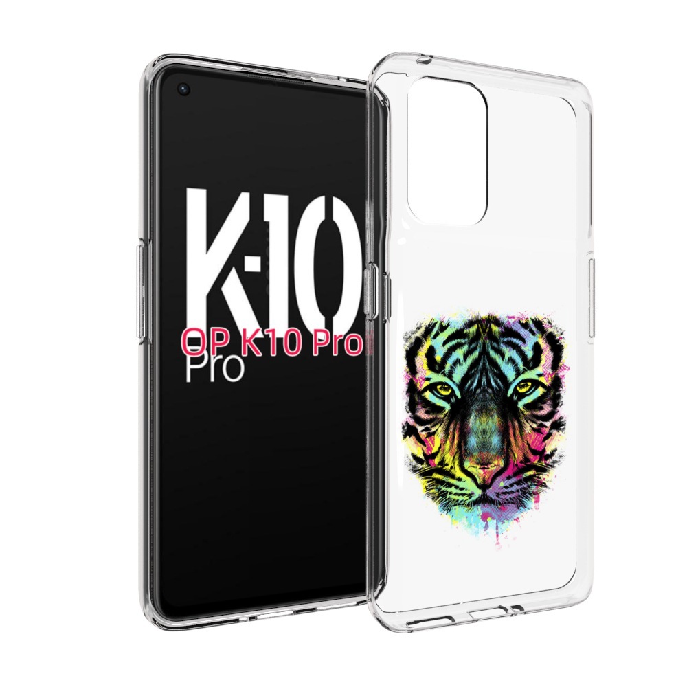 

Чехол MyPads Тигр 1 для OPPO K10 Pro, Прозрачный, Tocco