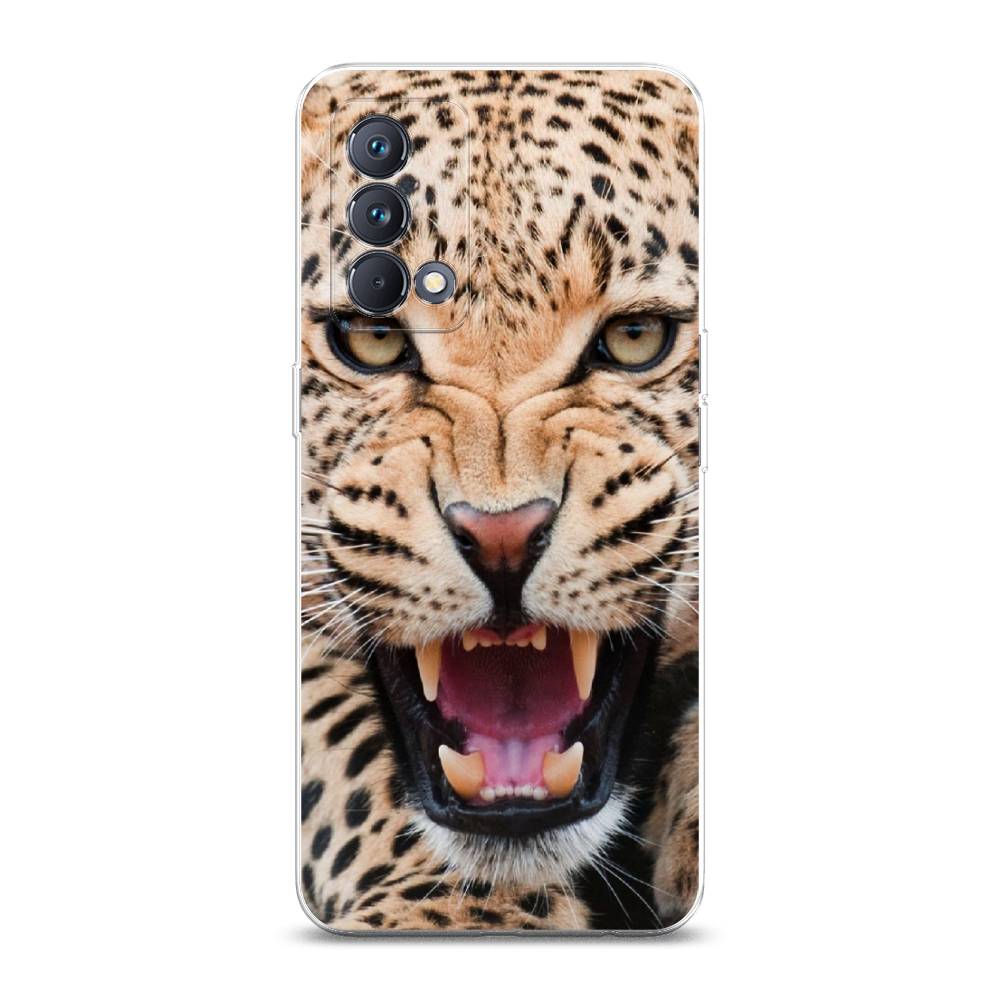 

Чехол на Realme GT Master Edition "Леопард 3d", Бежевый;черный, 2510450-6