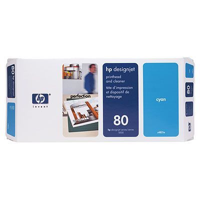 

Печатающая головка для струйного принтера HP 80 (C4821A), голубой, оригинал, C4821A
