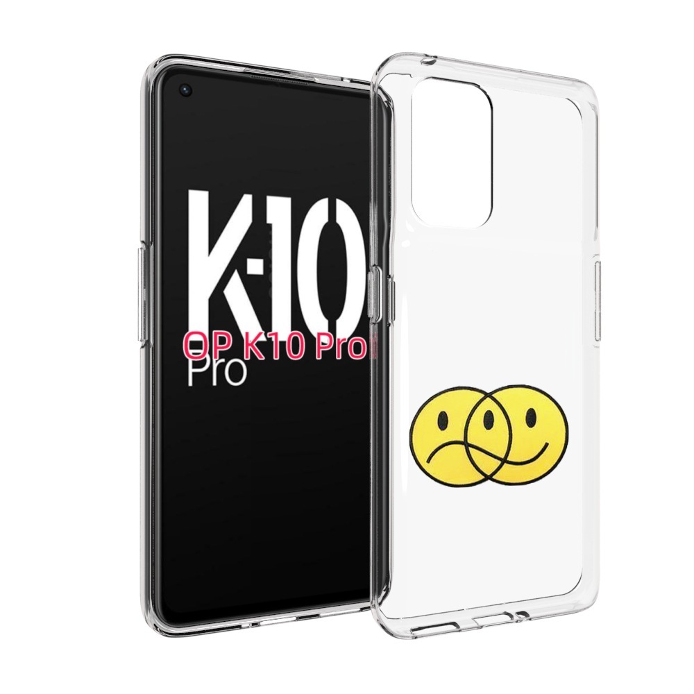 

Чехол MyPads Хиппи для OPPO K10 Pro, Прозрачный, Tocco