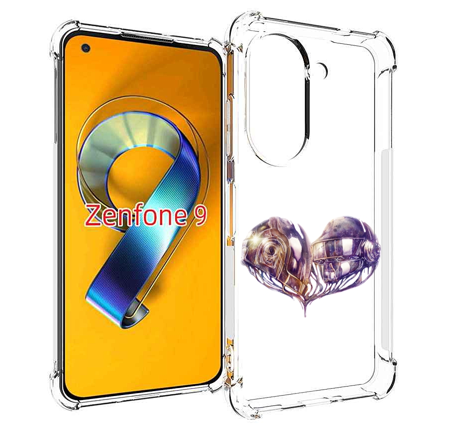 

Чехол MyPads сердце абстракция для Asus Zenfone 9 (AI2202), Прозрачный, Tocco