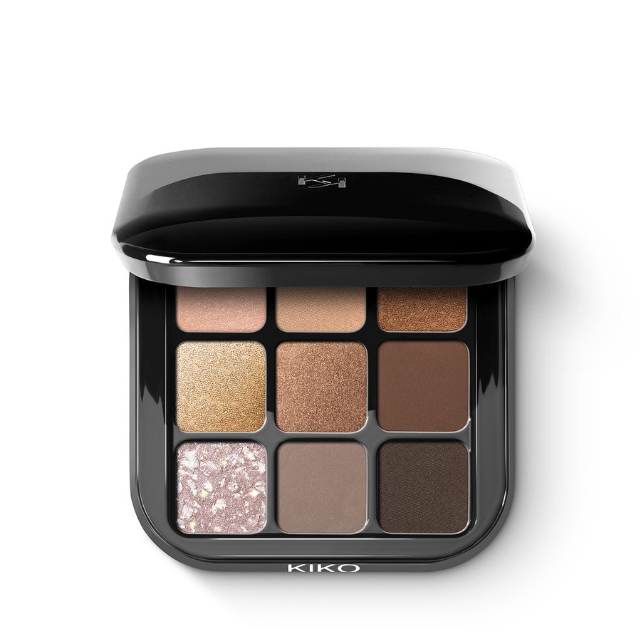 Палитра теней Kiko Milano Glamour multi finish eyeshadow palette 01 Оттенки Земли 2,5 г все ловушки земли