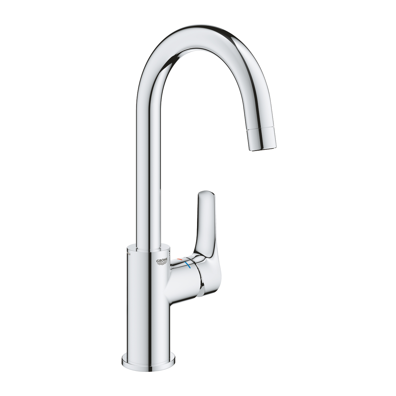 фото Смеситель для раковины с донным клапаном grohe eurosmart 23970 003 (23970003) хром