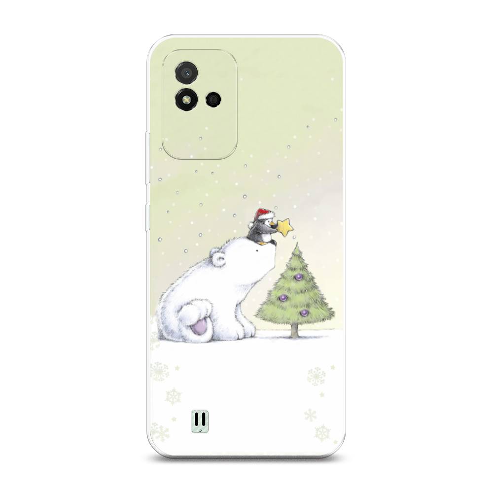 

Чехол на Realme Narzo 50i "Украшение елки", Белый;бежевый, 2510050-5