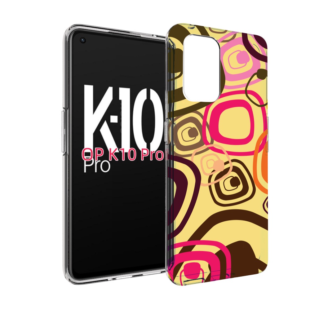 

Чехол MyPads абстракция-на-желтом-фоне для OPPO K10 Pro, Прозрачный, Tocco